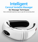 Portable Electric Neck Massager with Heat Cordless, Neck Relax for Pain Relief with 6 Modes