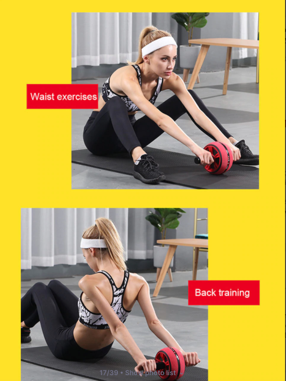 Abdominal Muscle AB Wheel Roller for ABS Workout.