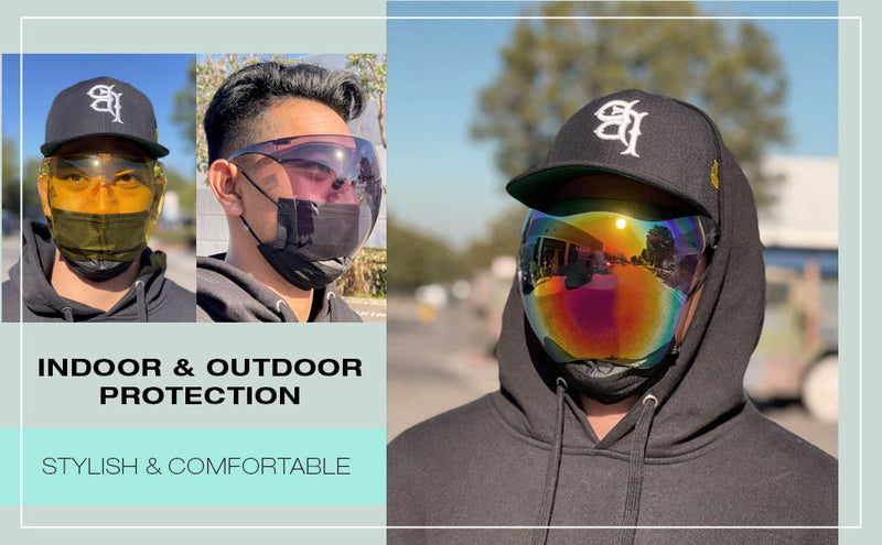 Face Protectors Shield Guard Anti-spray Face Mask