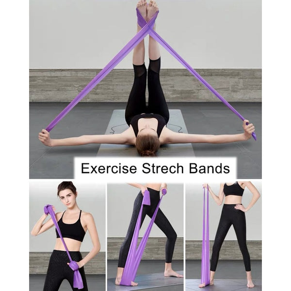 Pilates Stick with Resistance Bands Workout set