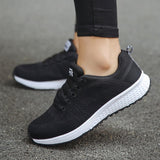 Lightweight  Air Cushion Lace up Sneakers for Women