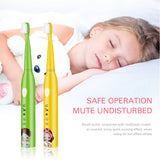 USB 5 Mode ultrasonic electric toothbrush with 4 brush heads for kids