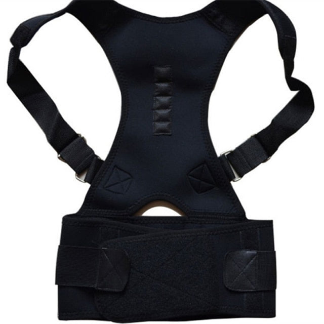 Magnetic Posture Corrector  - Adjustable Posture Back Brace for Upper and Lower Back Pain Relief - Muscle Memory Support Straightener