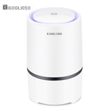Air Purifier Air Cleaner for Home HEPA Filters 5V USB  Cable Low Noise Air Purifier with Night Light Desktop GL2103